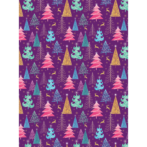 Neon Trees on Purple Wrap & Tags